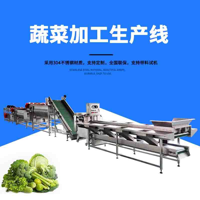 蔬菜清洗加工生（shēng）產線